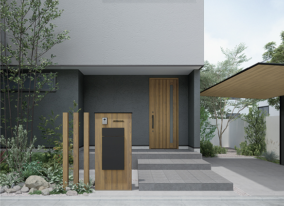 敷地内の接触を避け、侵入の機会を低減させる