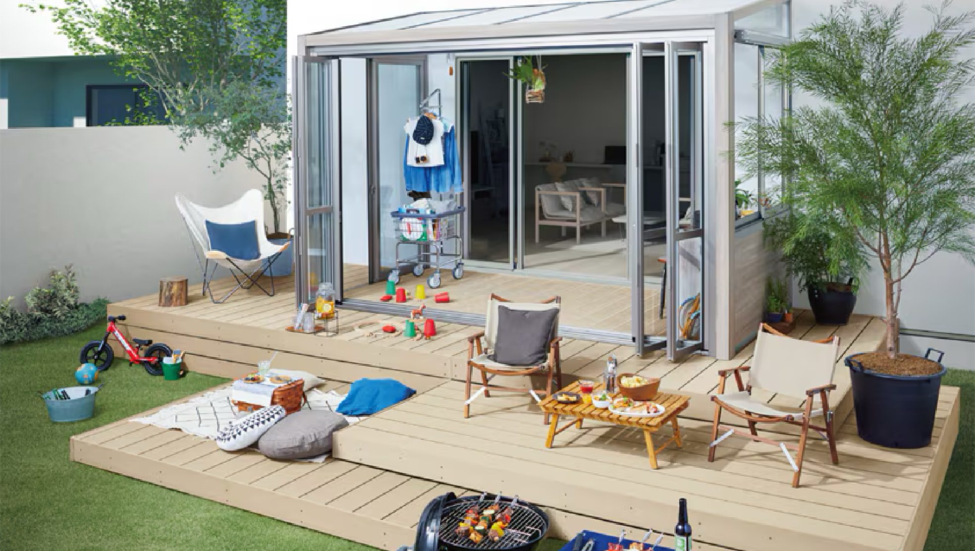 暮らしに寄り添う、ガーデンルームのカタチ